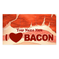 Personalized Bacon love Business Cards