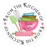 Personalized Baking Cooking Kitchen Stickers