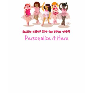 Personalized Ballet t shirt