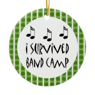 Personalized Band Camp Music Ornament Gift