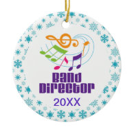 Personalized Band Director Christmas Gift Christmas Tree Ornament