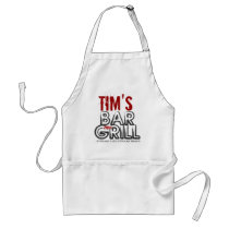 Personalized Bar and Grill Apron