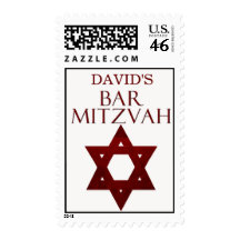 Personalized Bar Mitzvah Postage
