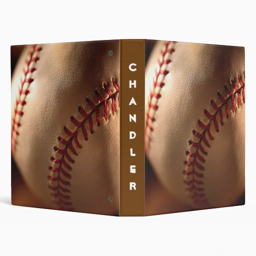 Baseball Binders, Custom Baseball 3 Ring Binder Designs