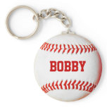 Personalized Baseball Keychain