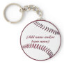 Personalized Baseball Keychain
