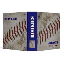 Personalized Baseball Rookie Card Binder