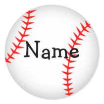 Personalized Baseball Sticker