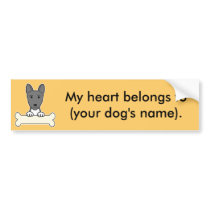 Personalized Basenji Bumper Stickers
