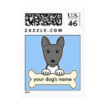 Personalized Basenji Stamp