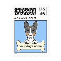 Personalized Basenji Stamp