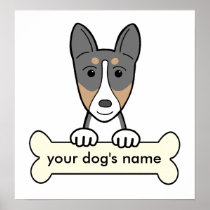 Personalized Basenji Print