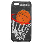 Personalized Basketball and Hoop Cover For iPhone 5C