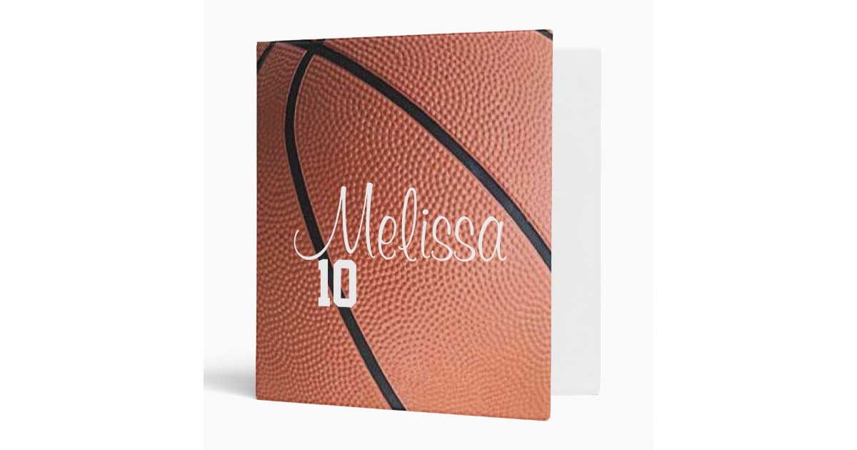Personalized Basketball Binder Zazzle