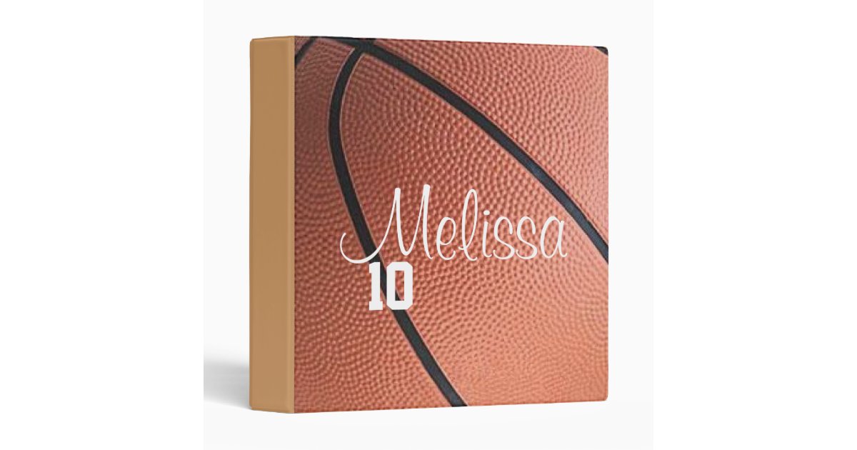 Personalized Basketball Binder Zazzle