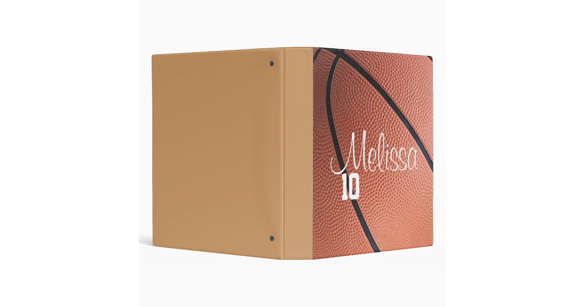 Personalized Basketball Binder Zazzle