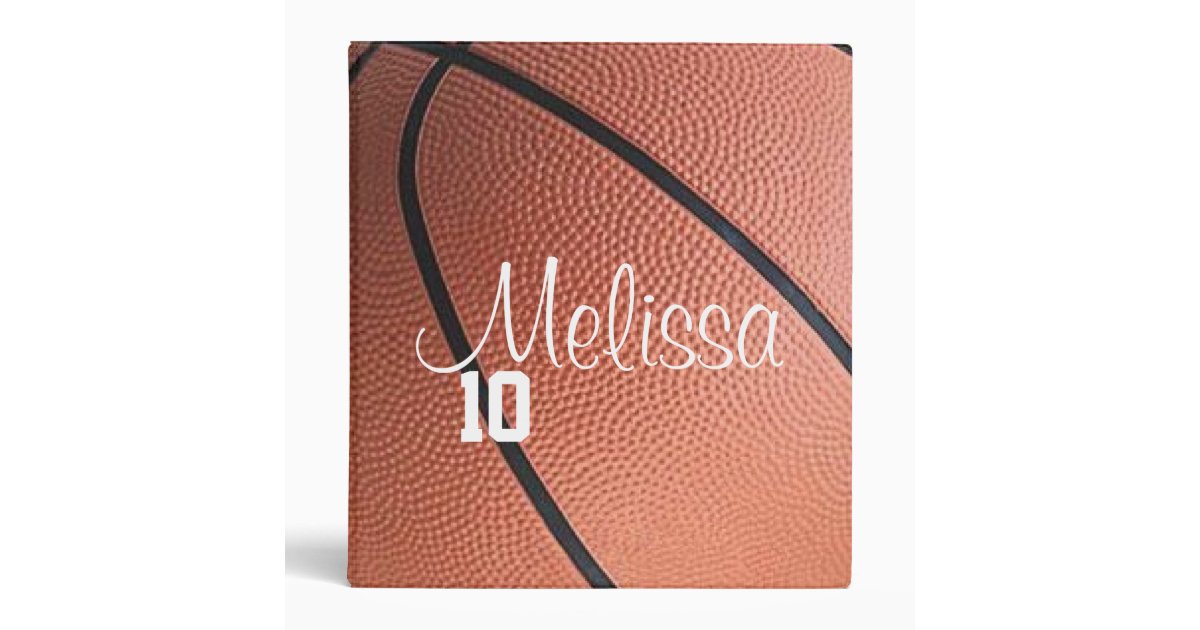 Personalized Basketball Binder Zazzle
