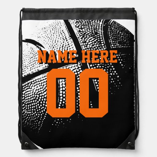 personalized basketball bag
