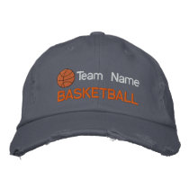 Personalized Basketball Embroidered Hat embroidered hats by embroideryshirts Personalized Basketball Embroidered Hat embroidered hats