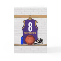 Personalized  Basketball Jersey (PG) Card