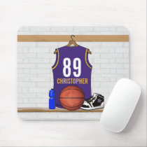 Personalized  Basketball Jersey (PG) Mousepad