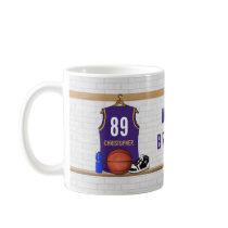 Personalized  Basketball Jersey (PG) Coffee Mug