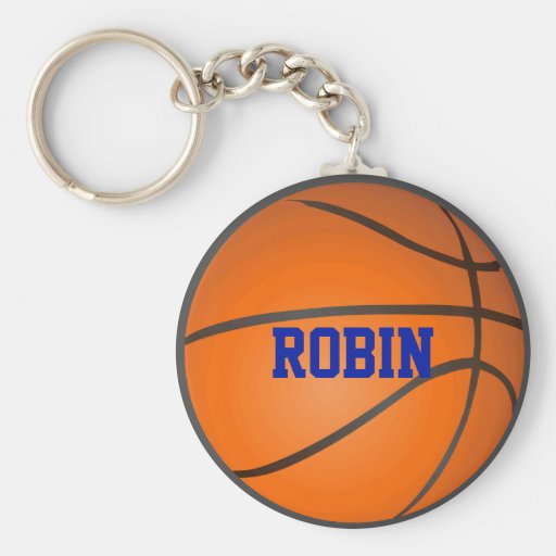Personalized Basketball Keychain Zazzle