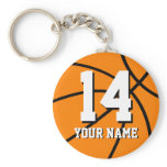 Personalized basketball keychain | name and number