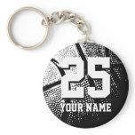 Personalized basketball keychain | name and number