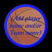 Personalized Basketball Magnet magnets
