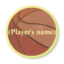 Personalized Basketball Magnet