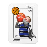 Personalized Basketball Magnet