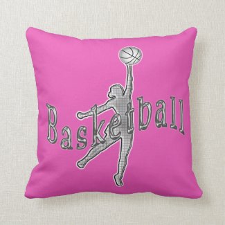 Personalized Basketball Pillows w/ NAME and NUMBER