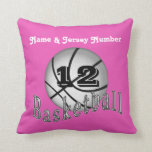 Personalized Basketball Pillows w/ NAME and NUMBER