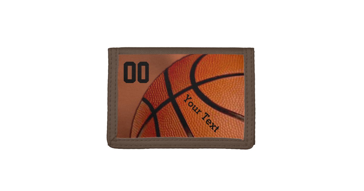 PERSONALIZED Basketball Wallets for Team or Player Zazzle