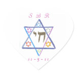 Personalized Bat Mitzvah sticker
