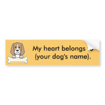 Personalized Beagle Bumper Stickers