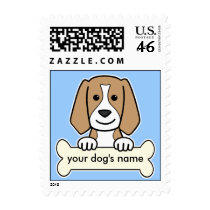 Personalized Beagle Postage