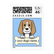 Personalized Beagle Postage
