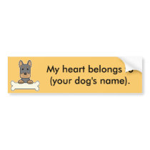 Personalized Beauceron Bumper Sticker