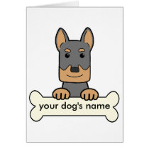 Personalized Beauceron Greeting Card