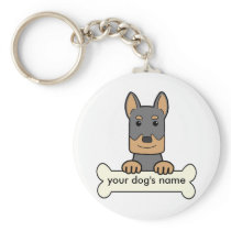 Personalized Beauceron Key Chain