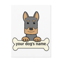 Personalized Beauceron Post Card
