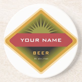 Personalized Beer coasters coaster