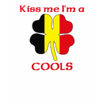 Personalisierte belgischen Kiss Me I'm Cools t-shirts