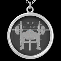 Personalized Bench Press Weightlifting Necklace necklaces
