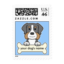 Personalized Bernese Mountain Dog Postage