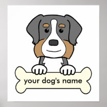 Personalized Bernese Mountain Dog Posters