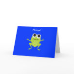 Personalized Best Life FROG Notecard