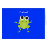 Personalized Best Life FROG Notecard